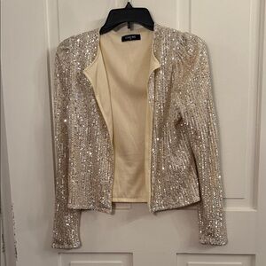 Chic Sparkling Sequin Blazer